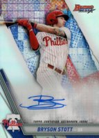 2019 Bowman's Best Best of 2019 Autographs #B19BS Bryson Stott Refractor Baseball Card