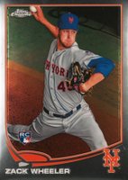 2013 Topps Chrome #180 Zack Wheeler Baseball Card