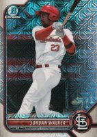 2022 Bowman Mega Box Chrome #221 Jordan Walker Baseball Card