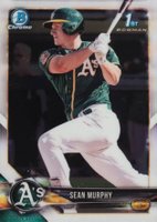 2018 Bowman Prospects Chrome #58 Sean Murphy Baseball Card