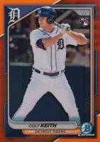 2024 Bowman Chrome #34 Colt Keith Orange Refractor Baseball Card