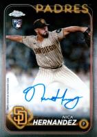 2024 Topps Chrome Rookie Autographs #RANH Nick Hernandez Baseball Card