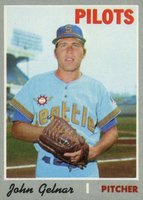 1970 Topps #393 John Gelnar Baseball Card