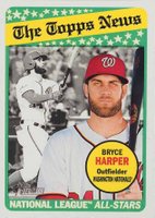 2018 Topps Heritage  #52 Bryce Harper Baseball Card