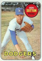 1969 Topps #216 Don Sutton Baseball Card