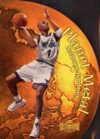 1998 Metal Universe Planet Metal #11 Anfernee Hardaway Basketball Card