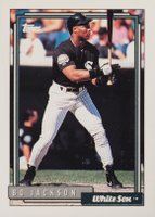 1992 Topps #290 Bo Jackson Baseball Card
