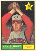 1961 Topps #556 Ken R. Hunt Baseball Card