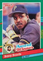 1991 Donruss #762 Barry Bonds Baseball Card