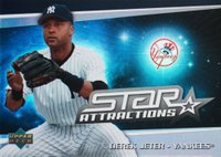 2006 Upper Deck Star Attractions #SA-DJ Derek Jeter Special F/X Baseball Card