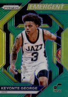 2023 Panini Prizm Emergent #2 Keyonte George Green Basketball Card