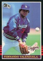 1985 Donruss #52 Fernando Valenzuela Baseball Card