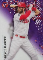 2022 Topps Pristine #96 Bryce Harper Purple Refractor Baseball Card