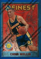 1995 Finest #246 Chris Mullin Refractor w/Coating Basketball Card