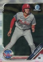 2019 Bowman Draft #BDC162 Alec Bohm Chrome Baseball Card