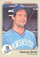 1983 Fleer #108 George Brett Baseball Card