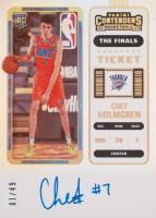 2022 Panini Contenders #137 Chet Holmgren Autograph-the Finals Basketball Card