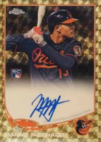 2013 Topps Chrome Rookie Autograph #12 Manny Machado Superfractor 1/1 Baseball Card