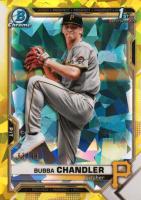 2021 Bowman Draft Chrome Sapphire Edition #BDC41 Bubba Chandler Yellow Baseball Card