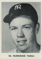 1955 N.Y. Yankees Picture Pack # Gil McDougald Portrait Baseball Card