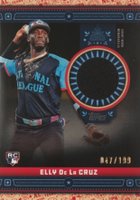 2024 Topps Update All-Star Stitches Relics #ASRED Elly de La Cruz Black Baseball Card