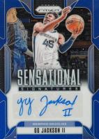 2024 Panini Prizm Sensational Signatures #SSGGJ G.G. Jackson Blue Prizm Basketball Card