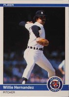 1984 Fleer Update #U-51 Willie Hernandez Baseball Card