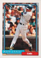 1992 O-Pee-Chee #140 Mark Grace Baseball Card
