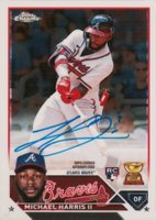 2023 Topps Chrome Rookie Autograph #RAMH Michael Harris II Baseball Card