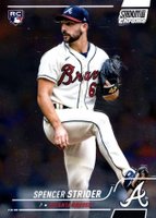 2022 Topps Stadium Club Chrome #296 Spencer Strider Baseball Card