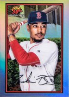 2019 Bowman 30th Anniversary Chrome #MB Mookie Betts Baseball Card