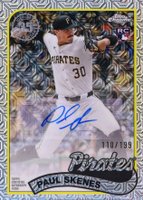 2024 Topps Silver Pack 1989 Chrome Promo #PS Paul Skenes Update-Autograph Baseball Card