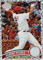 2011 Topps #100 Albert Pujols Diamond Anniversary Baseball Card