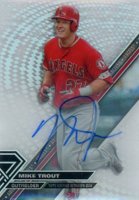 2017 Topps High Tek #MT Mike Trout Autograph Baseball Card
