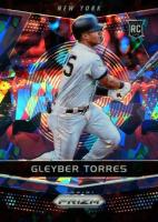 2018 Panini Chronicles Prizm #16 Gleyber Torres Blue Ice Baseball Card
