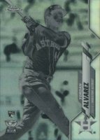 2020 Topps Chrome #200 Yordan Alvarez Negative Refractor Baseball Card