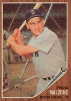 1962 Topps #225 Frank Malzone Baseball Card