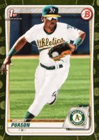 2020 Bowman Paper Prospects #BP145 Robert Puason Camo Baseball Card