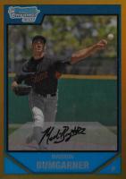 2007 Bowman Chrome Draft Picks & Prospects #BDPP61 Madison Bumgarner Gold Refractor  Baseball Card