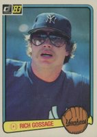 1983 Donruss #157 Rich Gossage Baseball Card