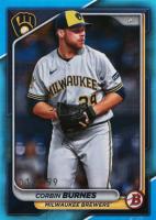 2024 Bowman #45 Corbin Burnes Sky Blue Baseball Card