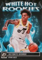 2023 Panini Donruss Optic White Hot Rookies #12 Keyonte George Basketball Card