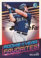 2022 Bowman Chrome Rookie of the Year Favorites #ROYF7 Cal Raleigh Baseball Card