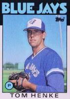 1986 Topps #333 Tom Henke Baseball Card