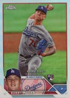 2023 Topps Chrome Update #USC199 Bobby Miller Refractor Baseball Card