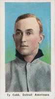 1910 Sporting Life # Ty Cobb Blue Background Baseball Card