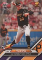 2024 Topps Now MLB Rookie Cup Team Set #RC10 Paul Skenes Purple Baseball Card