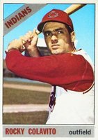 1966 Topps #150 Rocky Colavito Baseball Card