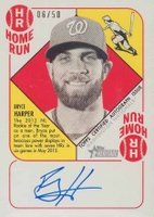 2015 Topps Heritage '51 Collection Autographs #BH Bryce Harper Baseball Card