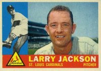 1960 Topps #492 Larry Jackson Baseball Card